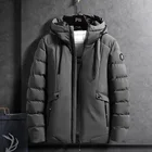 Брендовая зимняя теплая куртка для мужчин 2022, зимние толстые парки с капюшоном, мужские Модные повседневные приталенные куртки, пальто для мужчин, Женское пальто, 4XL