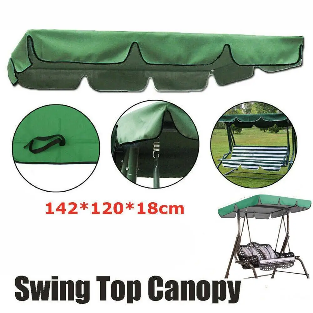 Garden Canopy Swing Garden Courtyard Outdoor Swing Chair Hammock Summer Waterproof Roof Canopy Replacement Swing Chair Awning