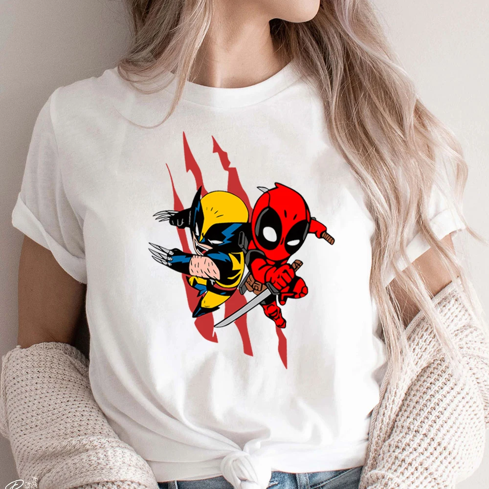 Футболка Мужская/Женская классическая с круглым вырезом и супергероем из фильма