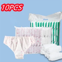 10pcs wholesale non woven womens underwear disposable individual packaging disposable travel diapers sauna club spa underwear