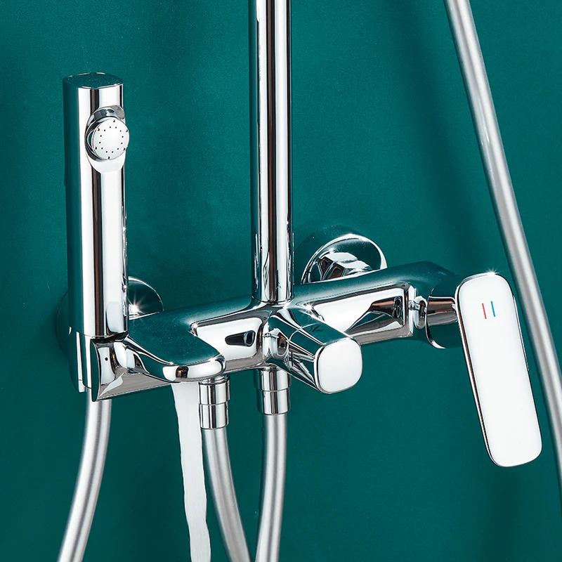 Душевой комплект душевая панель бытовой компрессионный душ с четырьмя выходами