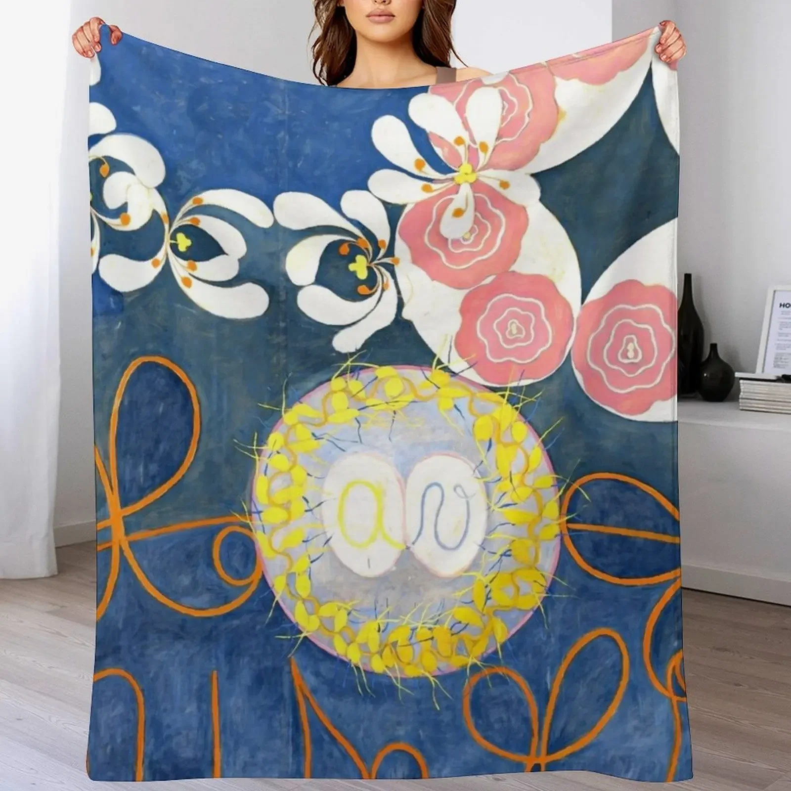 Hilma af Klint The Ten Largest No. 01 Детство Группа IV Декоративное одеяло Роскошные мягкие