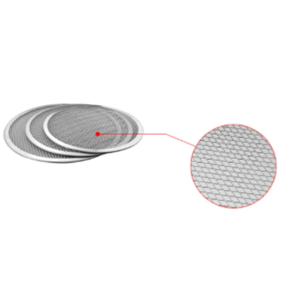 Pizza Pan Aluminum Thicken Non-stick Net Round Mesh Bake Tray Kitchen Tool Bakeware |
