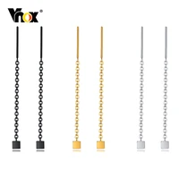 vnox nifty japankorea style tassel threader earrings for women girls jewelrylong linear chain dangle earring with small square