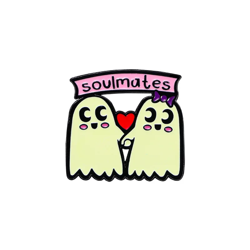 Милая Брошь-призрак На Хэллоуин Модный Аксессуар Для Одежды Булавка Галстука