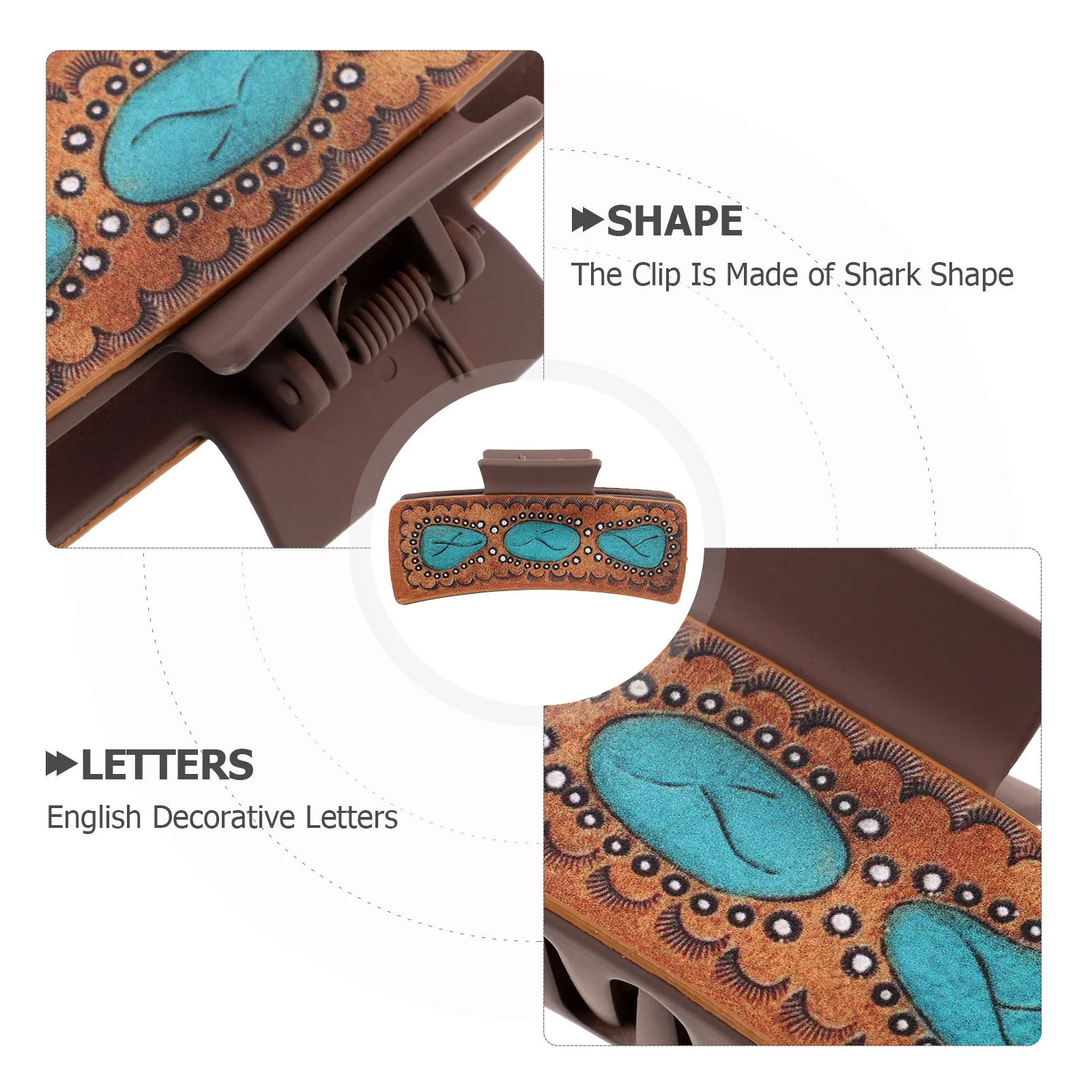 Женские блестящие заколки для волос с большим когтем толстый бант ромашками