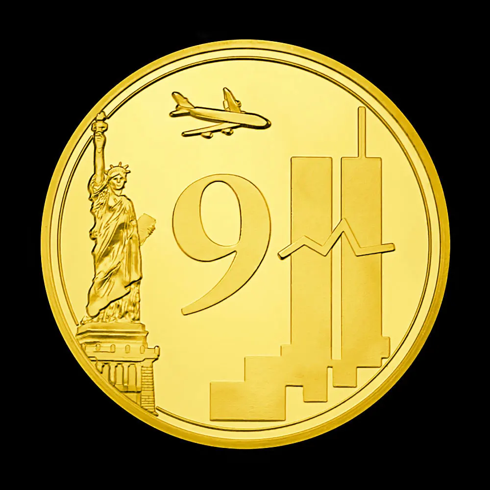 Коллекция сувенирных сувениров с позолоченными монетами 20 юбилей 2021 Всемирный