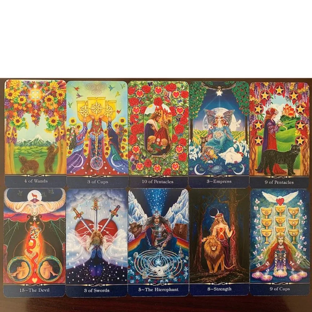 10 3*6 см Звезда Таро Твоя путь для самостоятельного восстановления через Колода