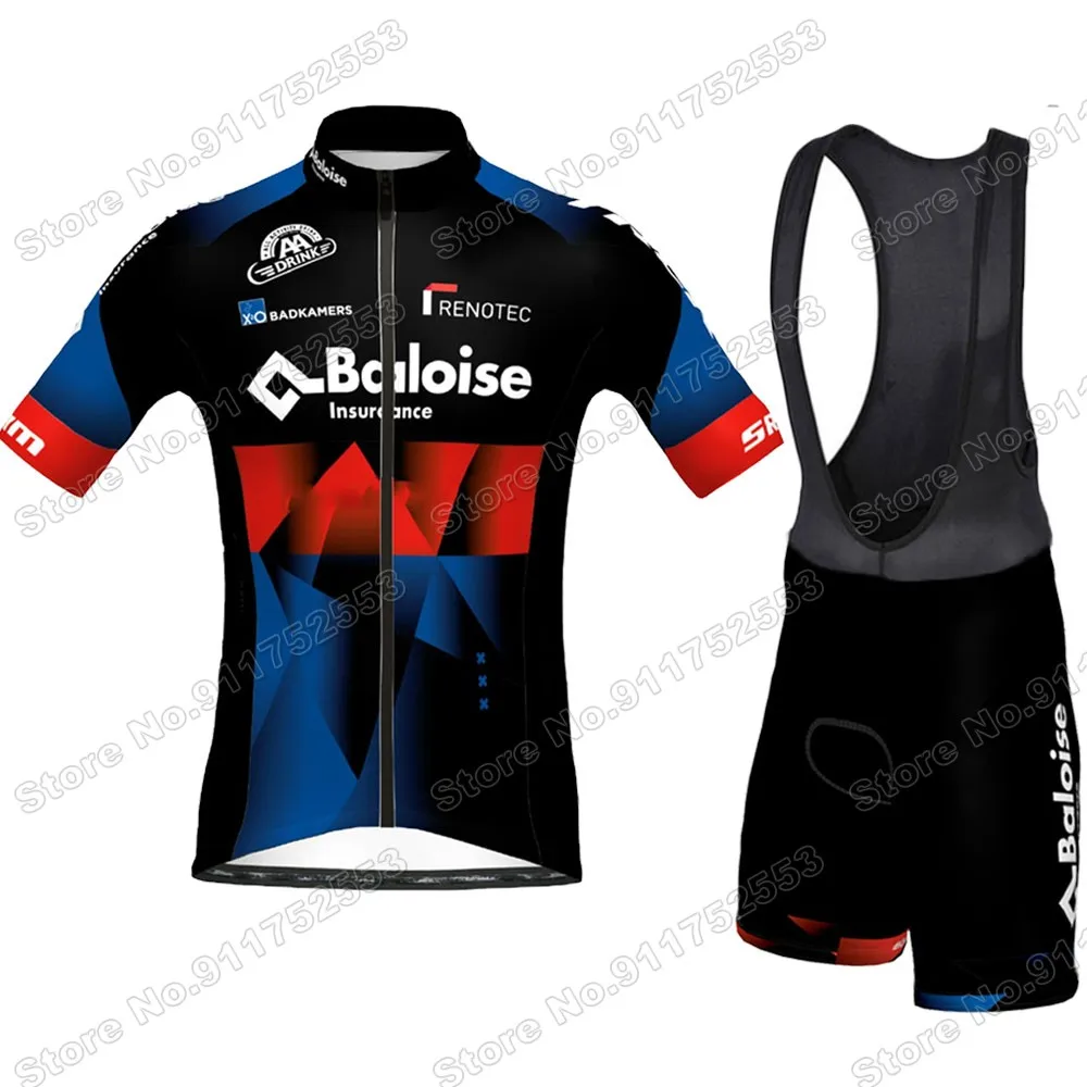 

2023 Cycling Jersey Set Baloise Lions Team Summer Bicycle Clothing Road Bike Shirts Suit Bicycle Bib Shorts MTB Ropa Maillot