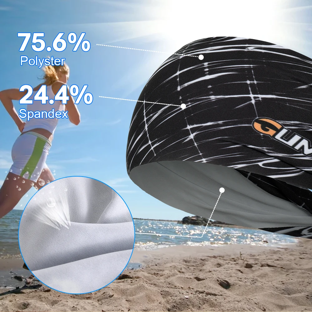 Спортивная повязка на голову эластичная для йоги бега пота бандаж тренировок