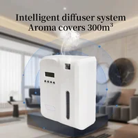 300m³ Electric Aroma Diffuser Home Flavoring Room Fragrance Air Freshener Visual Oil Quantity with Built Fan Smell Distributor