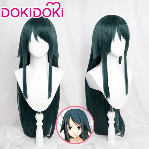 Зеленый парик Saya DOKIDOKI для косплея