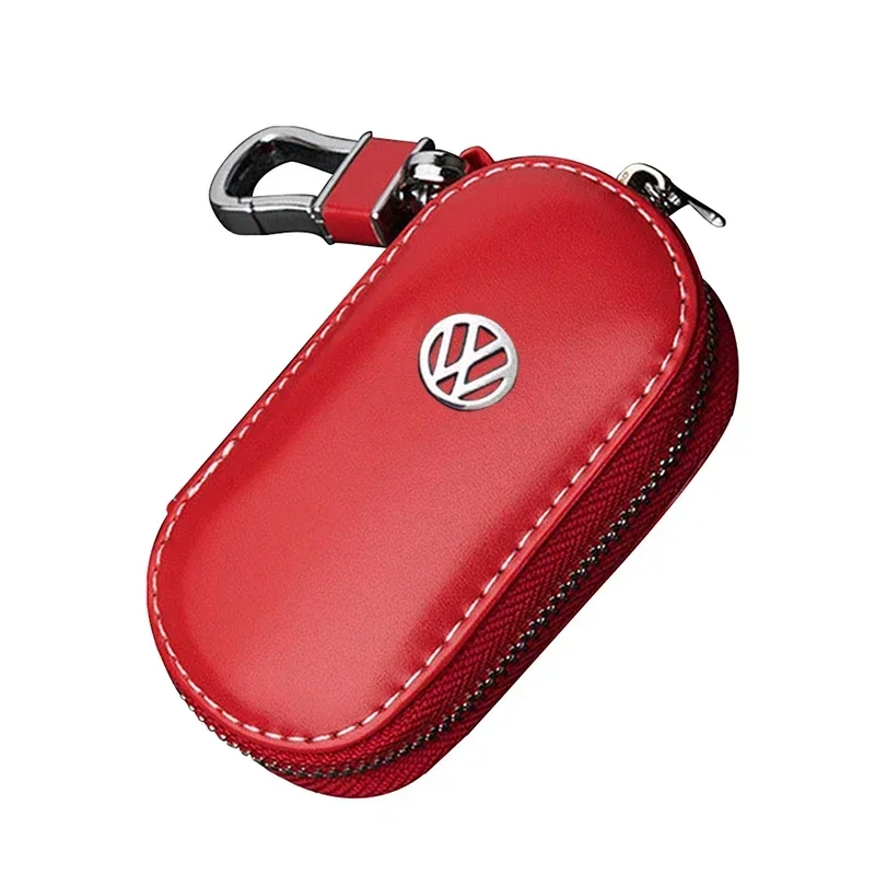 Фото Кожаный чехол-ключница для автомобилей Volkswagen (VW) – для Volkswagen Sharan, Golf, Passat, Jetta, Touareg, Tiguan, Sagitar, Lavida, Scirocco №4