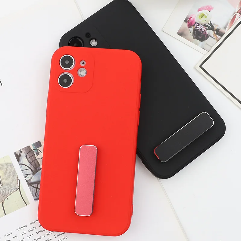 fashion invisible portable foldable mobile phone holder stand bracket alloy desktop adjustable angle support for all model phone free global shipping