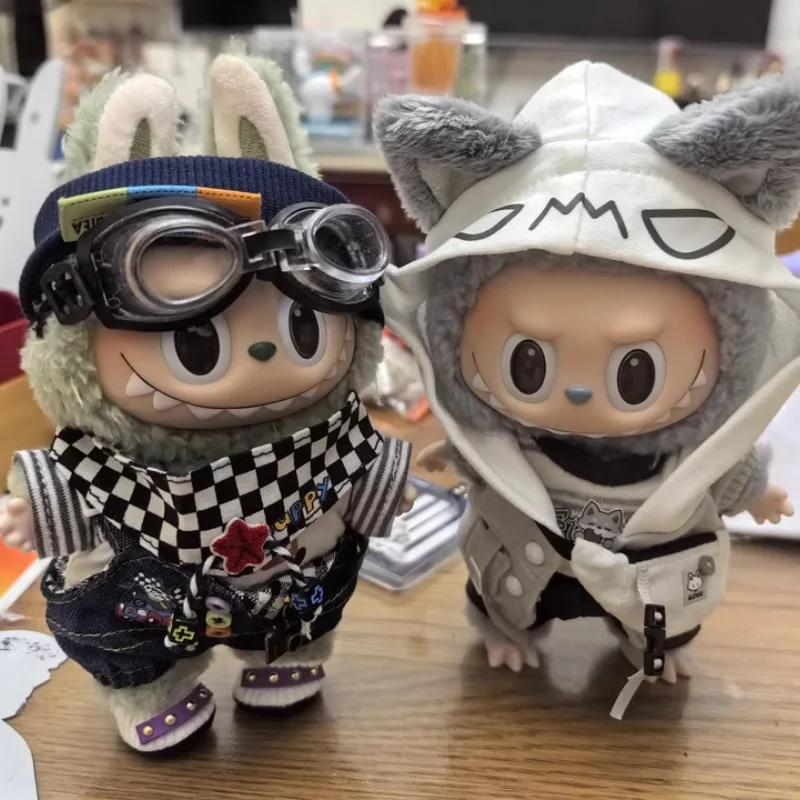 Лидер продаж 2024 яркая хлопковая кукла Labubu в виде сидя виниловая серия