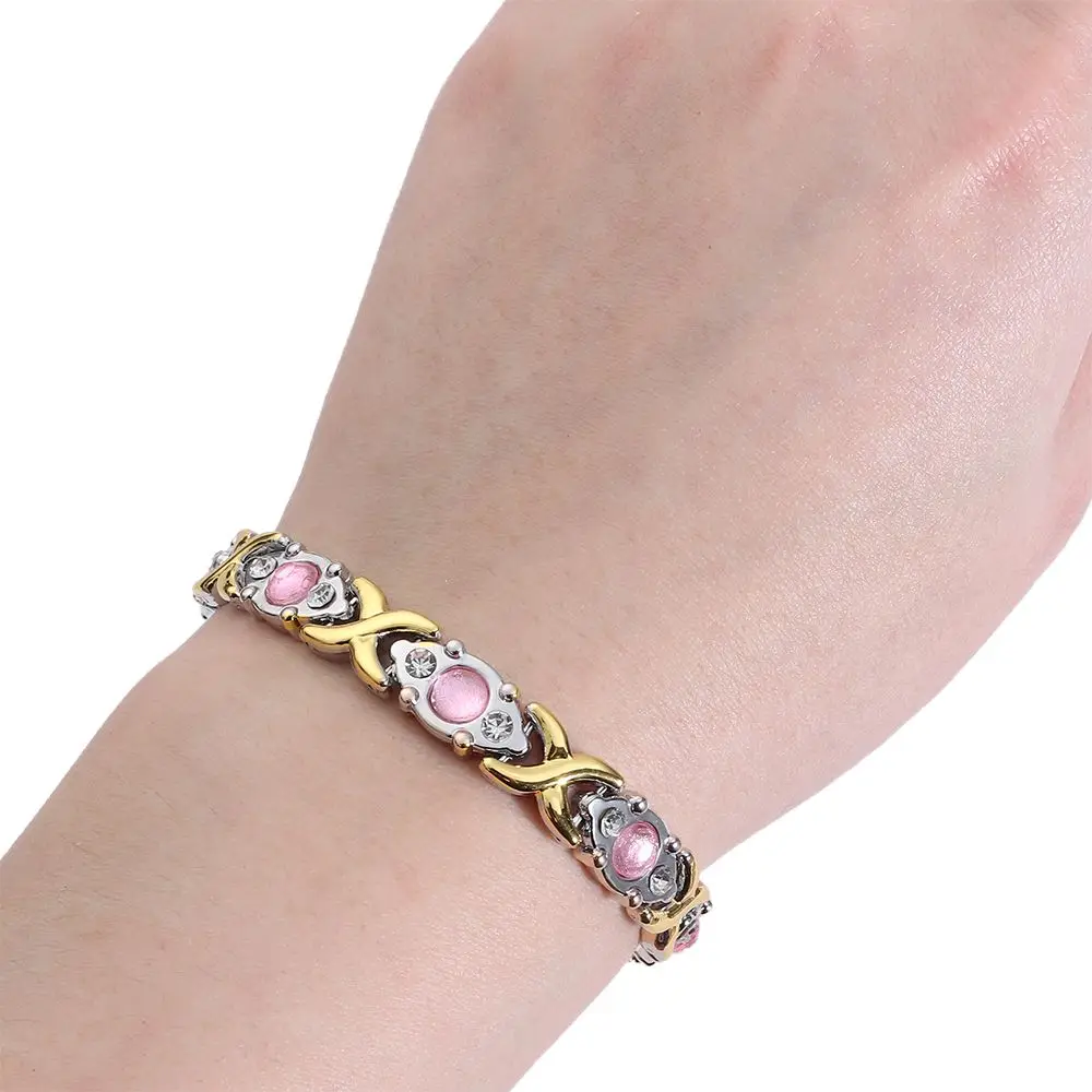 

2022 Trendy 5 Colors Weight Loss Energy Magnets Jewelry Slimming Bangle Bracelets Twisted Magnetic Therapy Bracelet Healthcare