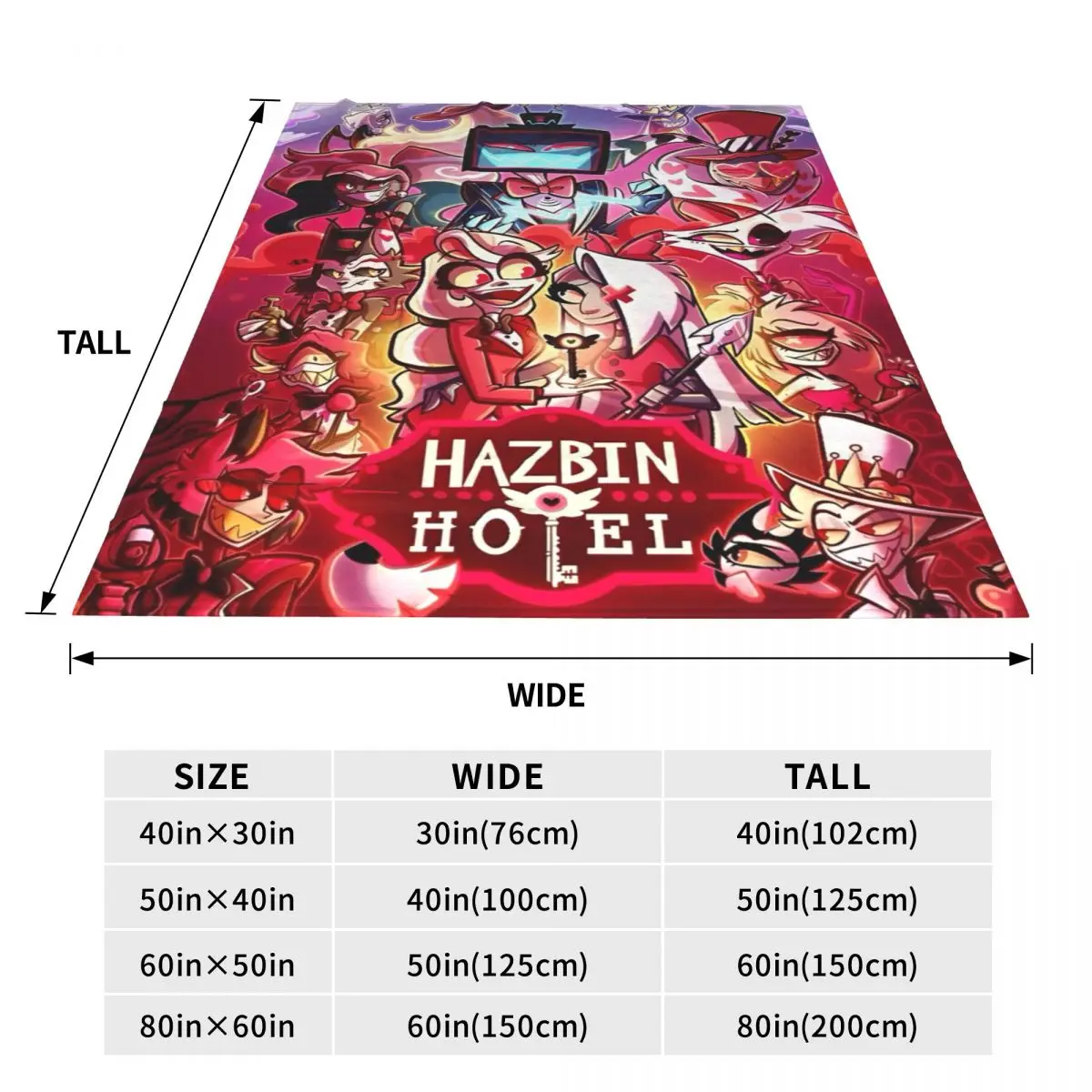 Музыкальная комедия H-HazbinHotels плюшевые пледы из кораллового флиса одеяла для