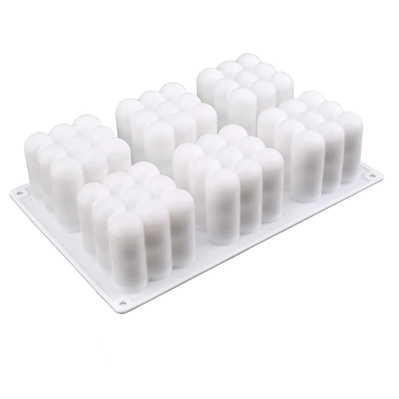 Promotion! 3D Bubble Candle Mold - 6 Cavity Cube Silicone For Candles Soap Making Cake |
