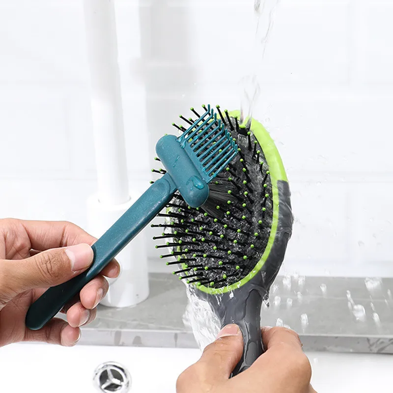 

Comb Cleaning Brush Japanese Simple Hollow Out Cleaning Curly Hair Massage Cleaning Brush Cleaning Combs