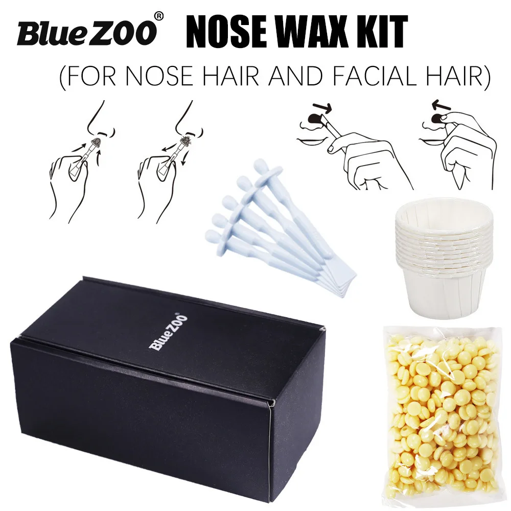 

Portable Wax Kit Nose Hair Removal Wax Wax Kit Nose Hair Removal Cosmetic Tool Nose Hair Trimmer Gift for Father