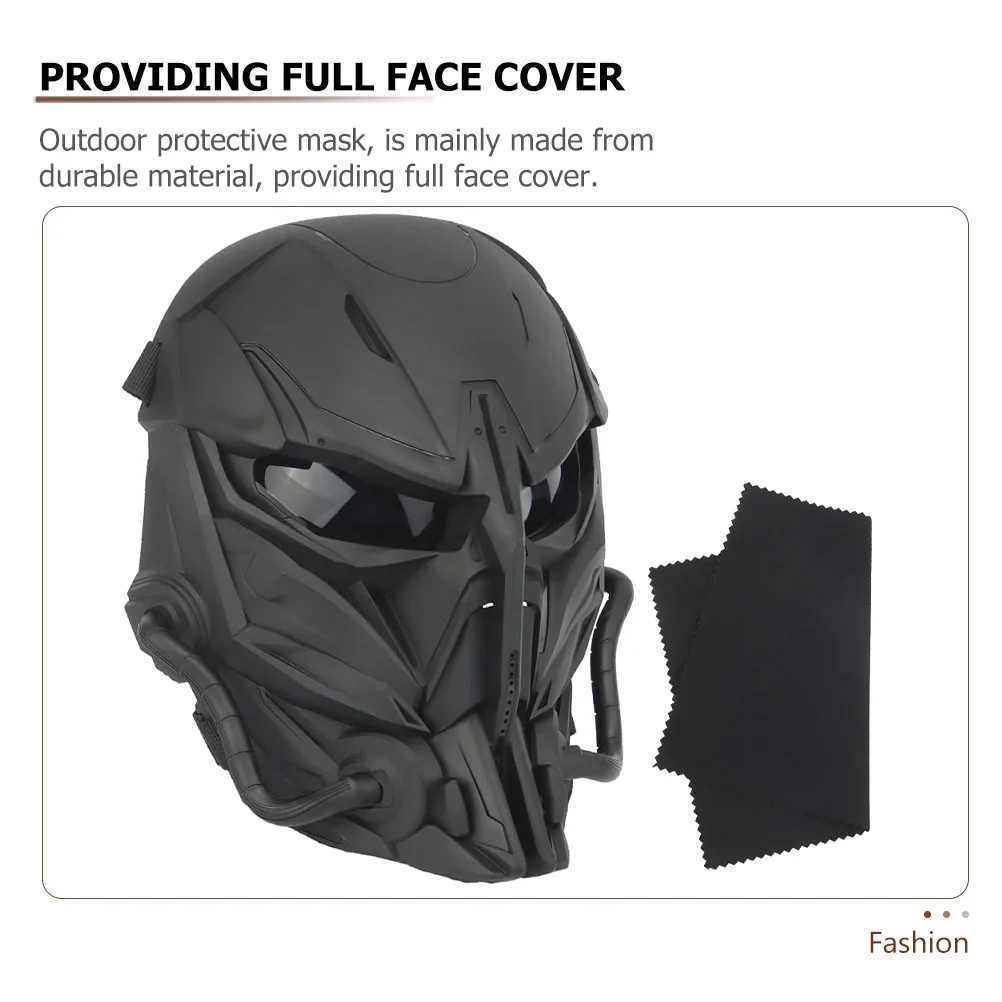 Маска светодиодные готические маски анфас кибер-маски робот панк косплей Fi