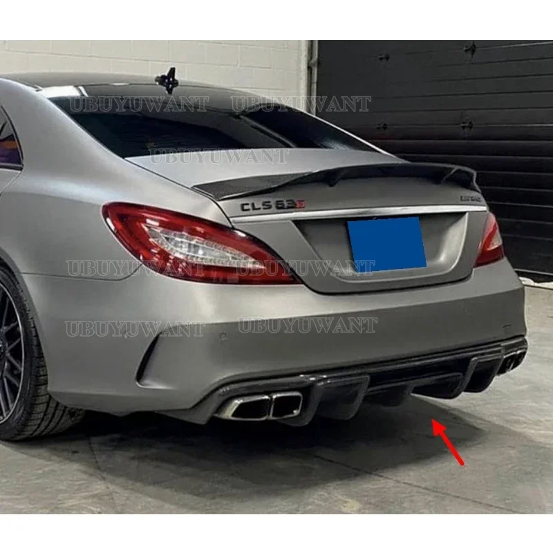 Для Mercedes Benz CLS Class W218 CLS350 CLS63 бампер AMG диффузор заднего багажника из углеродного