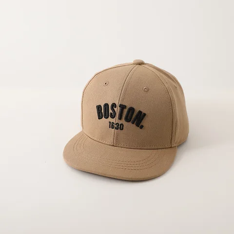 Doitbest 2023 летние стандартные бейсболки с бостонскими буквами, детские шляпы от солнца с плоским козырьком, Детские кепки с козырьком, Снэпбэк кепки