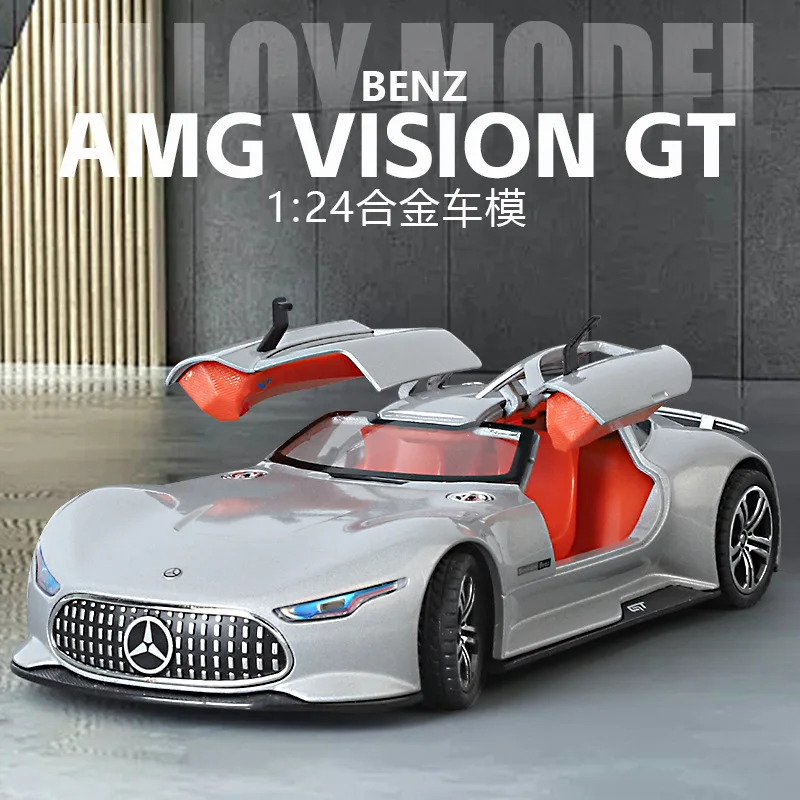 1:24 Mercedes-Benz AMG Vision GT новая концепция спортивный автомобиль металлическая литая