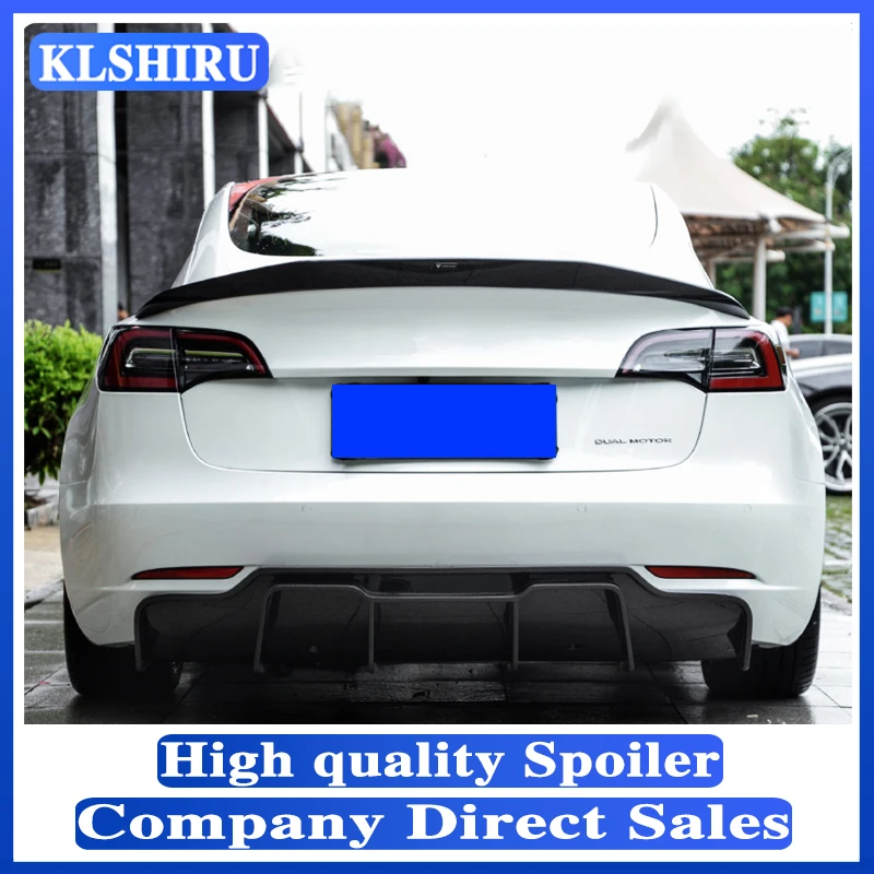 

Задний спойлер из углеродного волокна для Tesla Model 3 2017 2018 2019