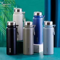 xinchen 1000ml750ml double stainless steel vacuum flask with filter portable sports large capacity thermal water bottle tumbler