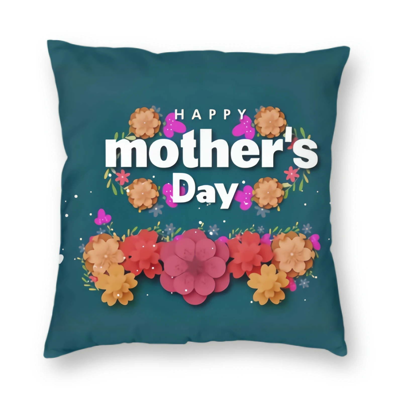 

Чехол для подушки с надписью «Love Mom»