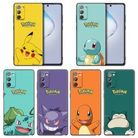 japan anime pokemon pikachu phone case for samsung a91 a73 a72 a71 a53 a52 a7 m62 m22 m30s m31s m33 m52 f23 f41 f42 5g 4g case