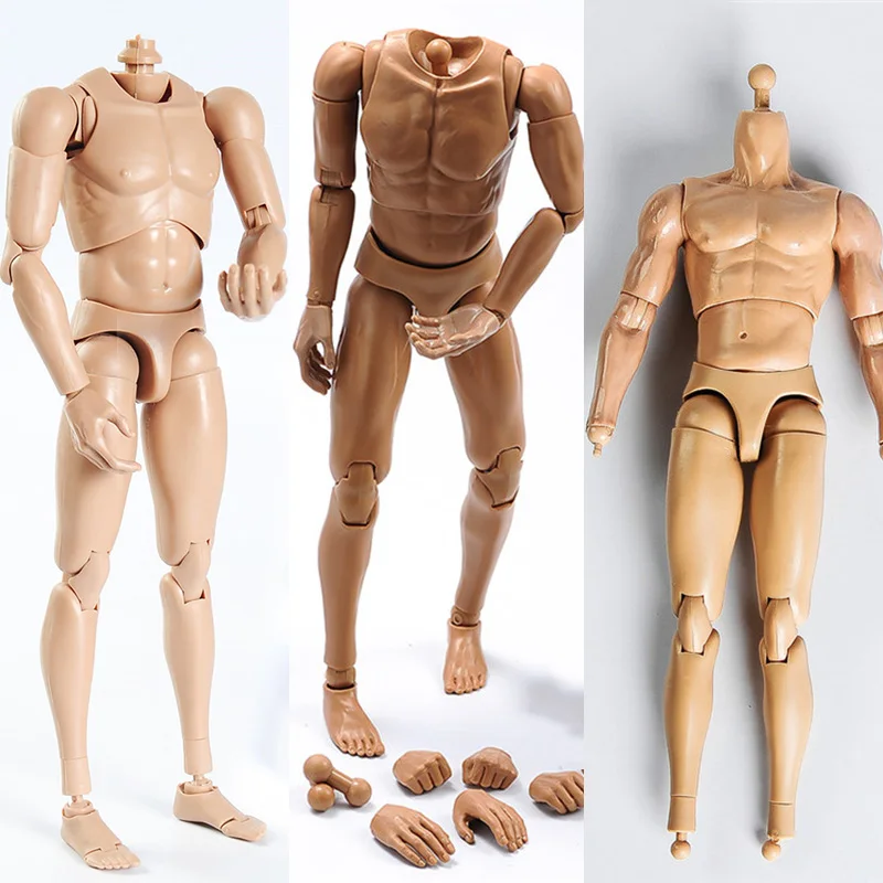 

THREEQ TQ210 TQ220 TQ230 1/6 Flexible Full Joint Semi-encapsulated Soft Chest Male Muscle Body Model For 1:6 Head