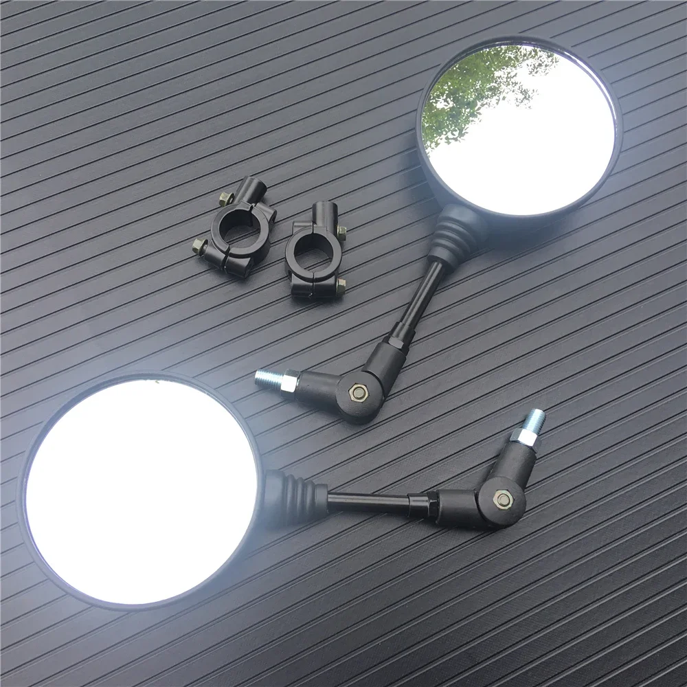 Зеркало для мотоцикла 22 мм зеркала на ручке Yamaha Suzuki Ducati Kawasaki BMW Buell KTM Dual Sport Dirt Bikes ATV