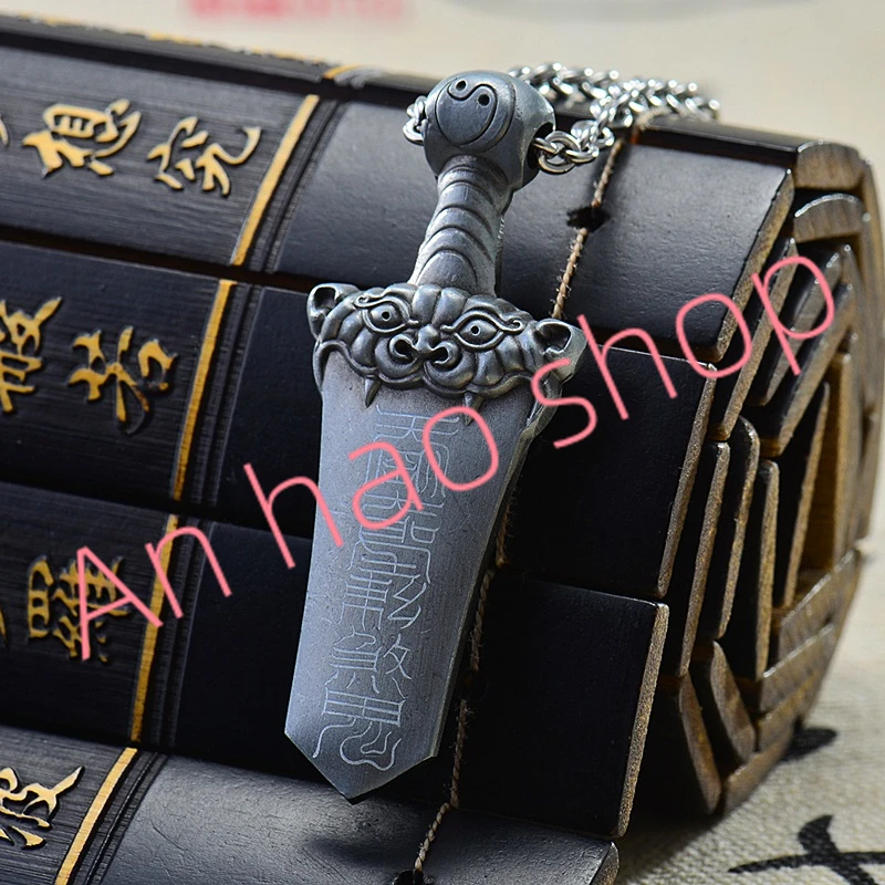 Taoist jewelry Shenxiao Небесный подвеска тибетское серебряное ожерелье мужской