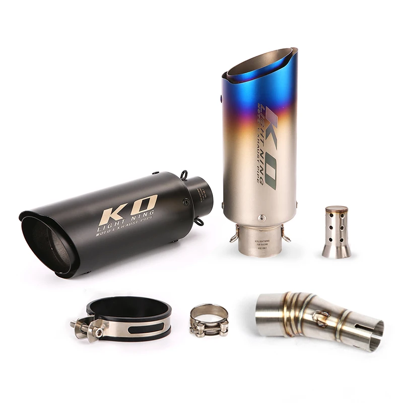 

For Kawasaki Ninja Z250 250 300 2013-2016 Motorcycle Mid Connect Link Pipe System Slip On 51mm Escape Muffler With DB Killer