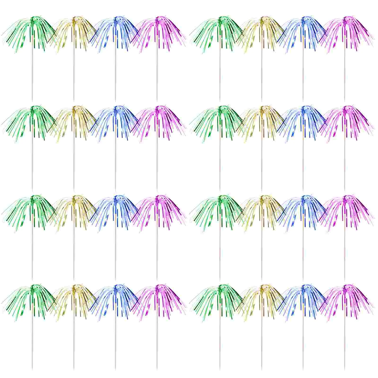 

Picks Cocktail Topper Cake Firework Skewers Fruit Dessert Wooden Appetizer Decorative Donut Toothpicks Cupcake Insert Sticks
