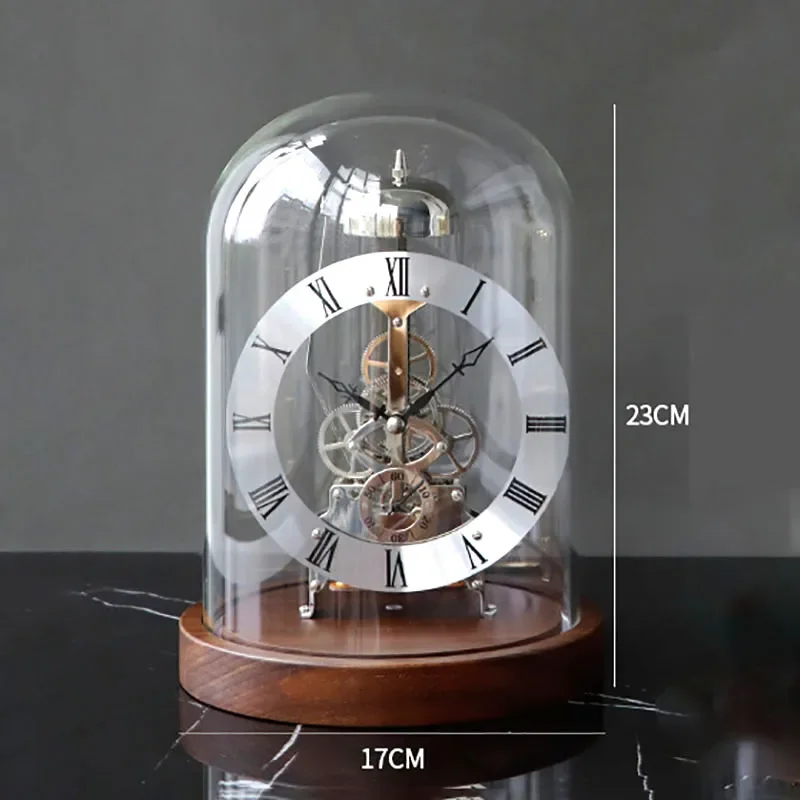 

Механические настольные часы oeny из черного ореха