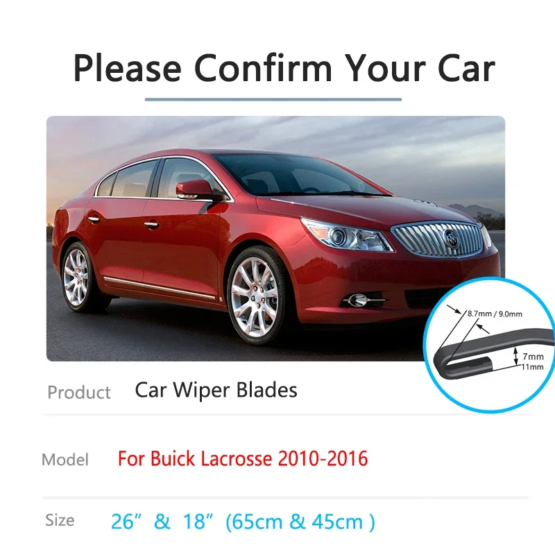 Щетки стеклоочистителя передние резиновые для Buick Lacrosse привлекательные Alpheon MK2 2010