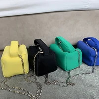 stylish diving zipper small square bag ladies casual fitness chain shoulder bag 2022 summer girly handbag y2k