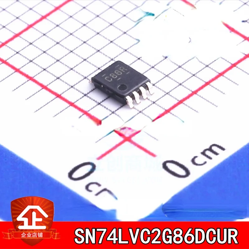 10pcs New and original SN74LVC2G86DCUR VSSOP-8 Screen printing:C86R SN74LVC2G86DCUR VSSOP8 C86R