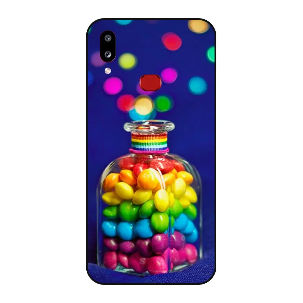 Роскошный черный чехол-бампер с изображением пейзажа для Samsung Galaxy A10s бампер