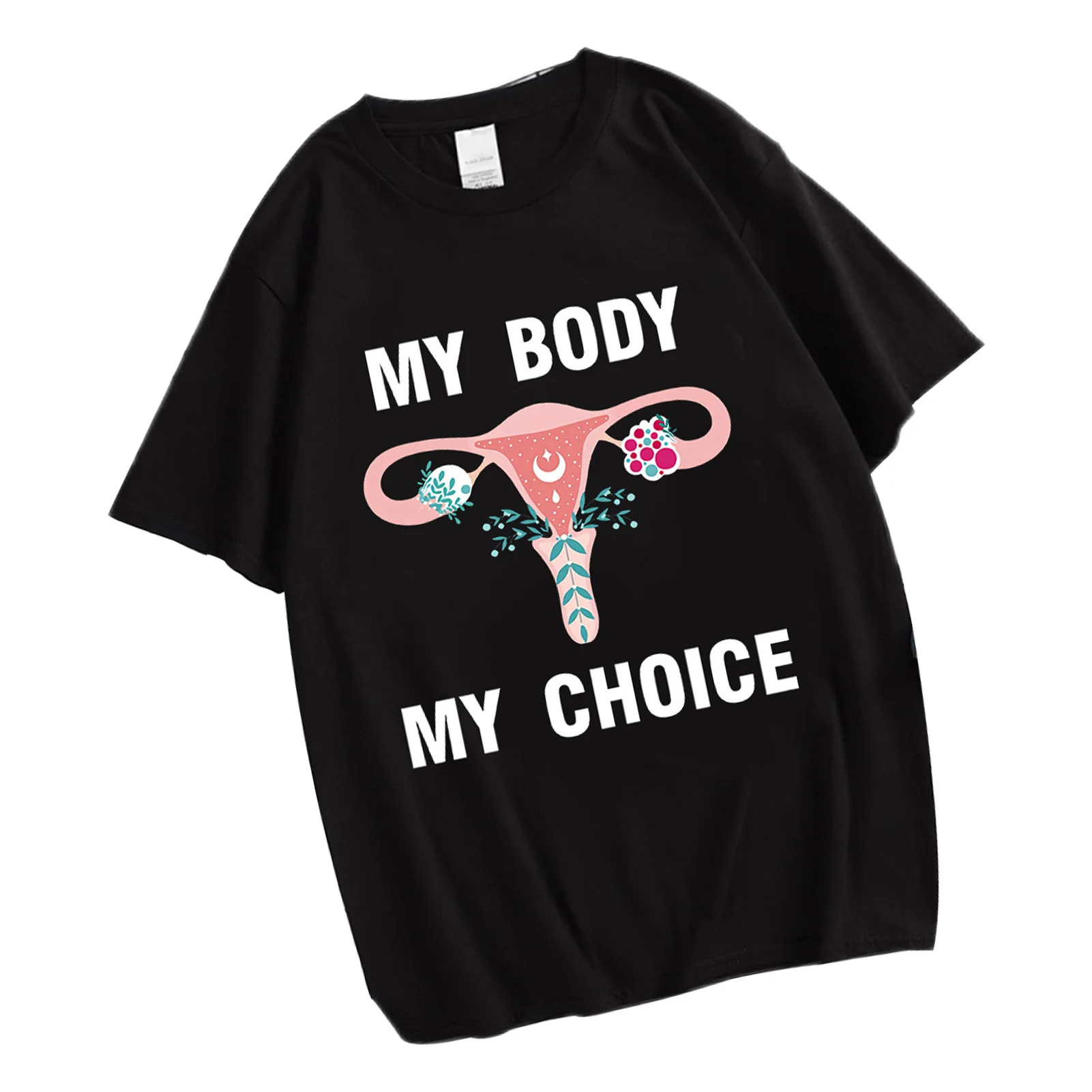 Футболка My Body Choice Женские повседневные топы графические футболки для женщин