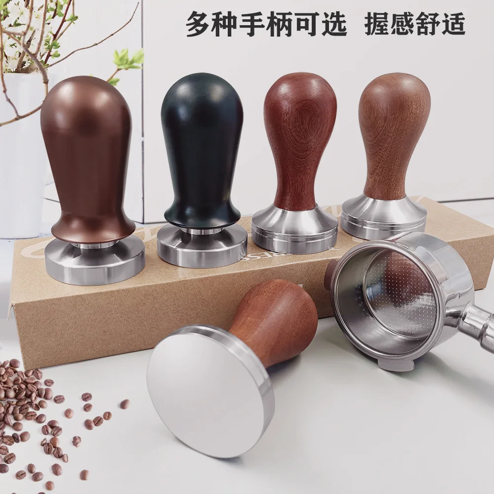 

304 пресс для порошка из нержавеющей стали, молоток для кофе, 51 мм, ручка для кофемашины, ручка для наполнения, дистрибьютор порошка