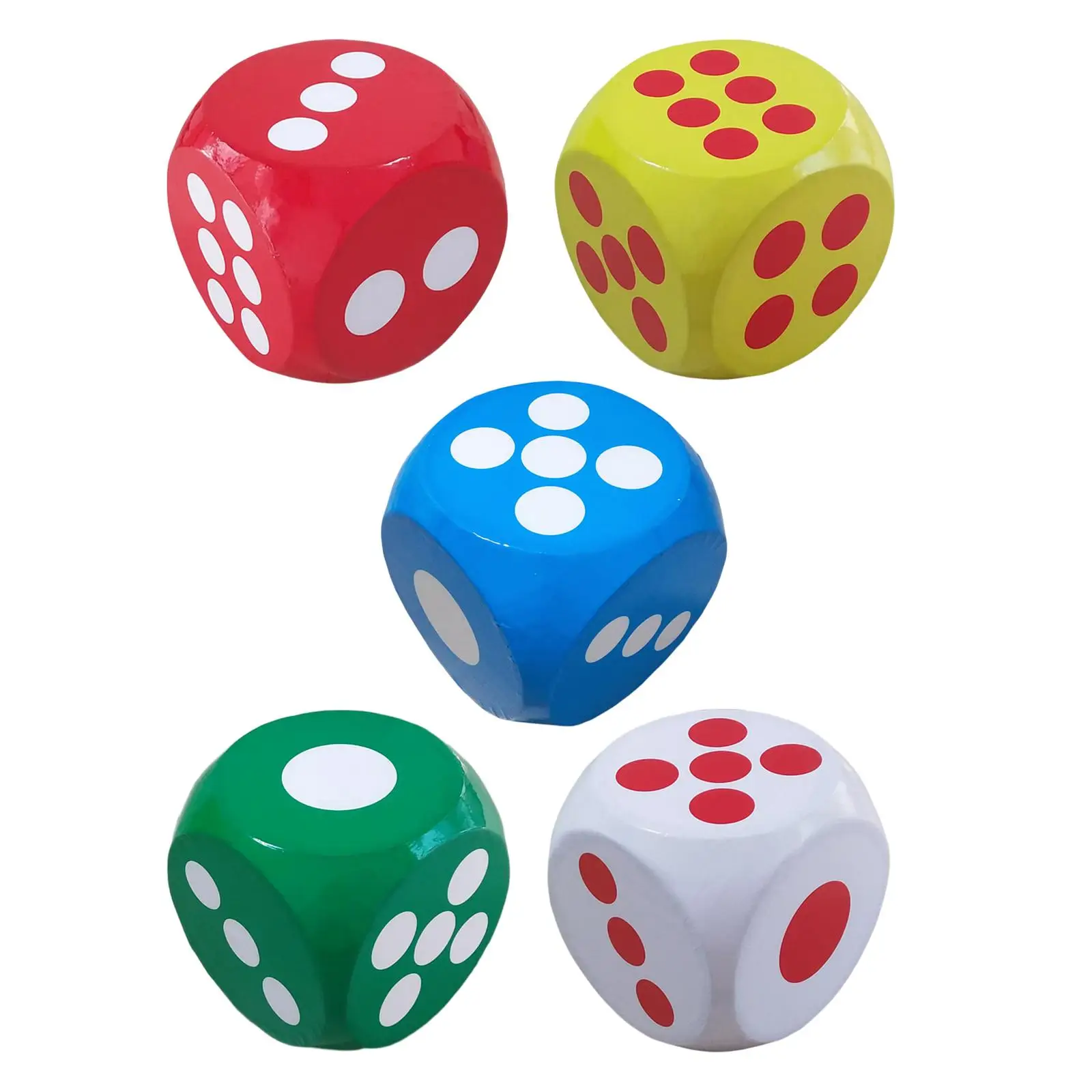 

Foam Dot Dice 5.9 inch Large Dice Cubes Early Learning Toys Teaching Aids Game