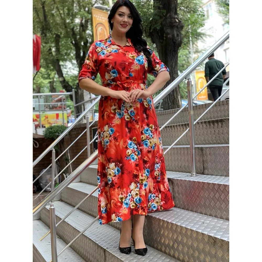 

Женское Цветочное платье Dorlie большого размера