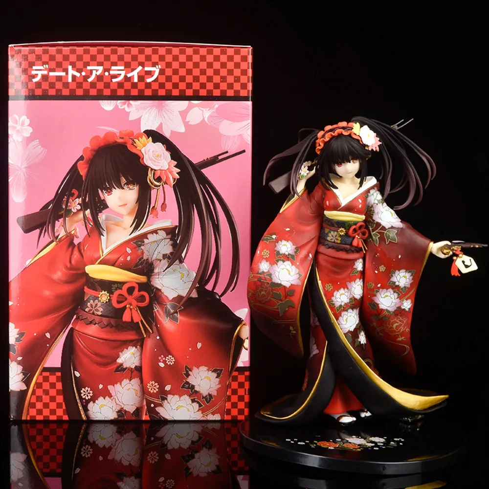 

Экшн-фигурка Tsunako Kurumi Tokisaki, кошмарный аниме, Коллекционная модель, кукла, игрушки, подарок, 23 см в коробке
