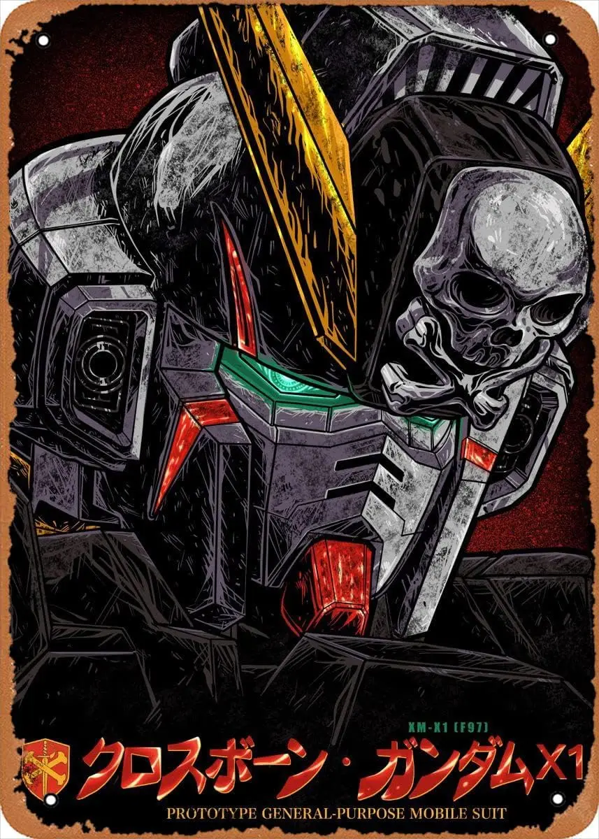 Классические аркадные игры фильмы Gundams XM X1 настенный художественный декор с