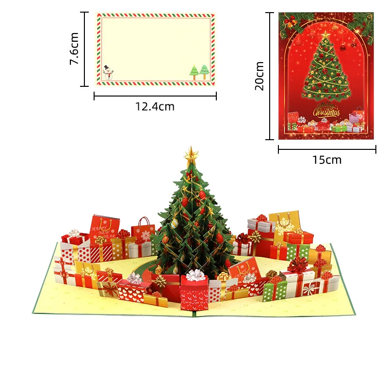 

Рождественская открытка с музыкой и огнями