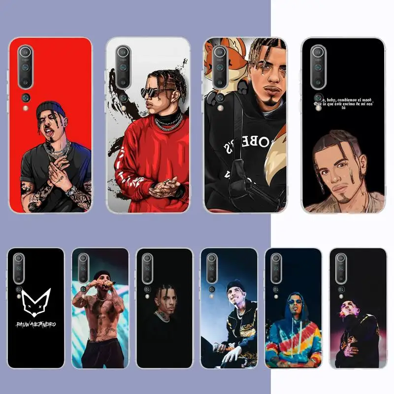 

Rauw Alejandro Singer Phone Case for Samsung S21 A10 for Redmi Note 7 9 for Huawei P30Pro Honor 8X 10i cover